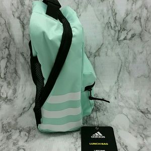 mint green adidas lunch box